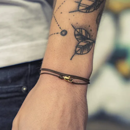 Miniatura 2 de Made by Nami Nautical Rope Bracelet for Men Waterproof & Adjustable Wrap String Bracelets with Snap Hook Gift for Him