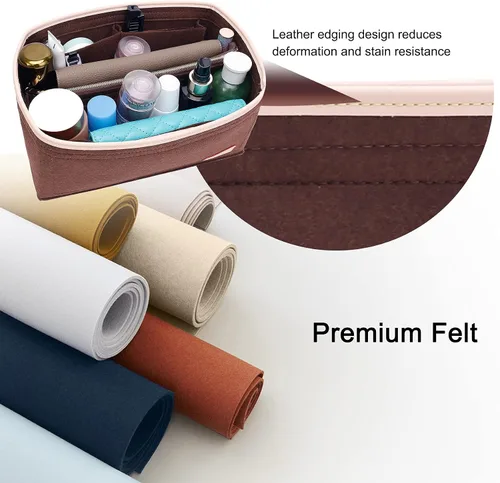 Miniatura 3 de Doxo Organizador de bolso para bolsos y moldeador de base, juego de 2 piezas, organizador de bolsas con 6 tamaños, compatible con Neverfull Speedy