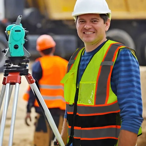 Miniatura 4 de A-SAFETY Chaleco de malla de alta visibilidad, chaleco ligero reflectante de construcción con bolsillos, chaleco de seguridad para hombres y mujeres
