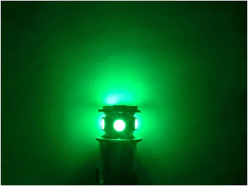 Miniatura 8 de 5 par 10 unids azul único punto de salida Super brillante LED 1156 SMD 8 led lámpara de señal coche bombilla coche bombillas 12 V para coche luz