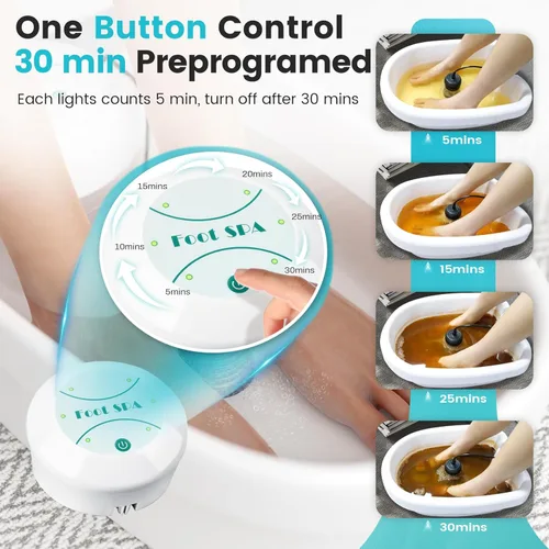 Miniatura 2 de Máquina de desintoxicación de pies, máquina de desintoxicación de baño de pies iónico portátil, limpiador de spa de pies iónico para uso doméstico
