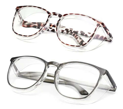 Miniatura 13 de Alsenor Gafas de seguridad antiniebla, gafas protectoras con bloqueo de luz azul, antipolvo, protección UV, para hombres y mujeres (jade)