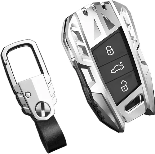 Miniatura 40 de Funda para llavero Nissan con llavero, elegante y duradera funda de protección de aleación de zinc compatible con Altima Maxima Rogue Armada