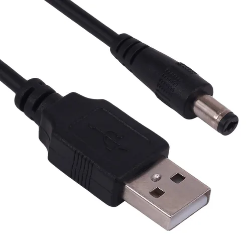Miniatura 2 de [Paquete de 2 unidades de 0.8 ft USB 3.1 tipo C USB-C macho a CC 5.5X2.0.197 in macho Power Jack Extensión Cable adaptador de cable de carga