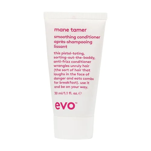EVO Acondicionador suavizante Mane Tamer para cabello encrespado y teñido – Anti-encrespamiento, protección del color y control de humedad – 1 onza
