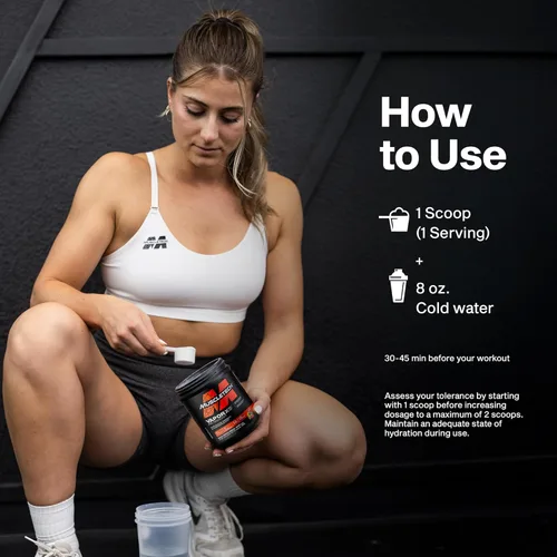 Miniatura 5 de MuscleTech Vapor X5 - Polvo de preentrenamiento, suplementos de nutrición deportiva para construcción muscular para mujeres y hombres, mezcla