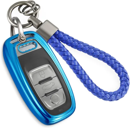 Miniatura 38 de para Buick - Funda para llavero con llavero de cuerda trenzada metálica anti-pérdida mejorada, carcasa suave de TPU exquisita para Avenir Envision