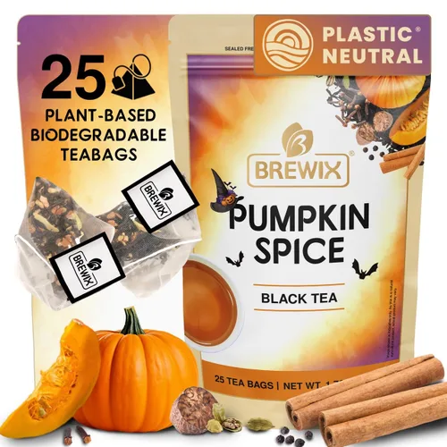 Miniatura 33 de BREWIX, Bedtime Blossom - Té suelto de hierbas (más de 50 tazas) sin cafeína y totalmente natural Mezcla relajante floral nocturna Rooibos