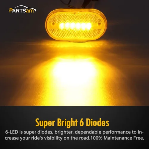 Miniatura 3 de Luces laterales de 6 LED de 4 pulgadas, paquete de de 2