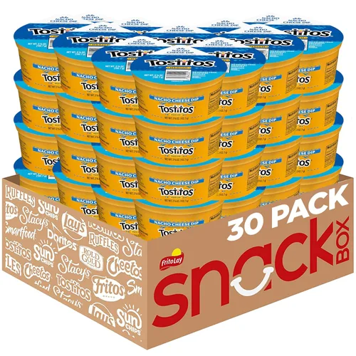 Tostitos Queso To Go - Mediano de inmersión de queso nacho, 3.62 onzas (paquete de 30) - El embalaje puede variar