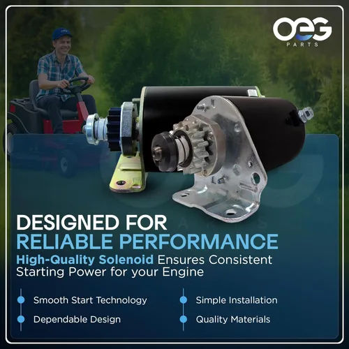 Miniatura 4 de Partes OEG Nuevo Motor de Arranque Mejorado de Servicio Pesado Compatible con Kohler Cub Cadet New Holland Cortadoras de Césped 32 098 08-S