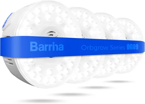 Miniatura 26 de Barrina Orbgrow OG09 Puck - Luz LED de crecimiento, 5000K 9W (equivalente a 135 vatios), luces de plantas para plantas de interior de espectro
