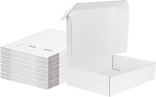Miniatura 45 de MEBRUDY Cajas de envío de 4 x 4 x 2 pulgadas, paquete de 100 unidades, pequeñas cajas de cartón corrugado para enviar por correo, embalaje de Marrón