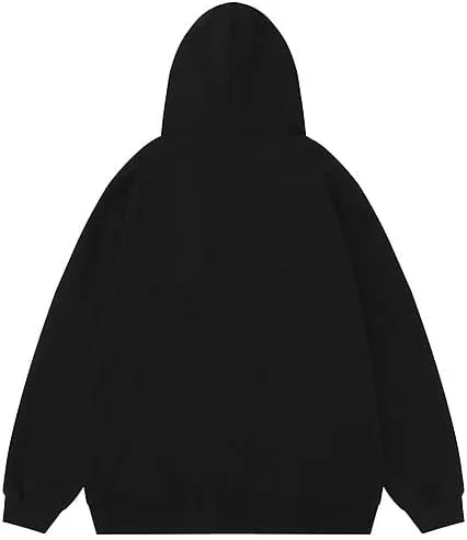 Miniatura 5 de CYee Sudadera con capucha Y2K Grunge para mujer, chaqueta con cremallera Acubi Emo de gran tamaño, tops vintage Harajuku Alt