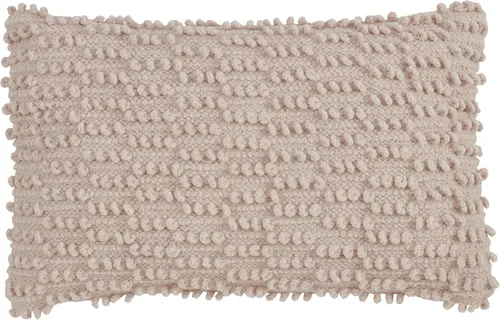 Miniatura 7 de SARO LIFESTYLE Almohada Nubby con relleno de plumón Gris