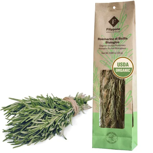 Miniatura 9 de Filippone® Manojo de lavanda seca orgánica 25 g (0.88 oz), recién cultivado en las montañas de Sicilia, lavanda culinaria, ramas de lavanda seca