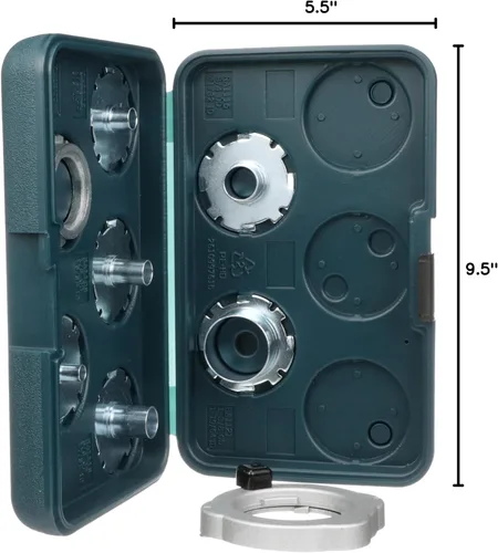 Miniatura 6 de Juego de plantillas guía para router de 8 piezas Bosch RA1128