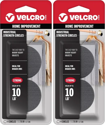 Miniatura 11 de VELCRO Brand Adhesivo adhesivo adhesivo para sujetadores industriales, resistencia de grado profesional, uso en interiores y exteriores, 1 7/8