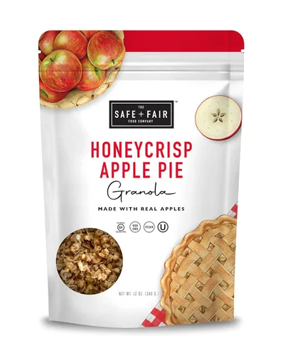Miniatura 17 de Safe + Fair - Granola de Pastel de Cumpleaños, sin gluten, vegano y a base de plantas con chispitas naturales, 0g de grasas trans, sin OGM, kosher