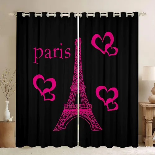 Miniatura 20 de Feelyou Cortinas de ventana para jugadores, cortinas de juego para niños, niñas y adolescentes, decoración de habitación, consola de juego, cortinas