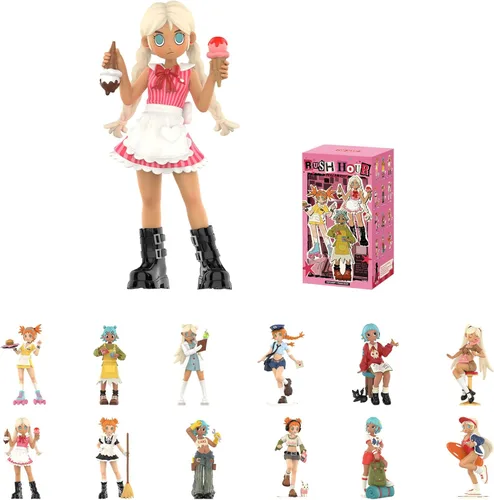 POP MART Peach Riot Rush Hour Series Figuras Figuras de Caja Ciega, Figuras de Acción de Diseño Aleatorio Juguetes Coleccionables Decoraciones para