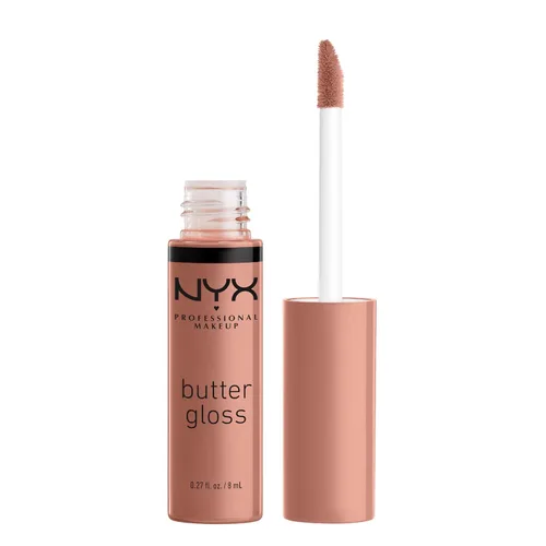 Miniatura 40 de NYX MAQUILLAJE PROFESIONAL Brillo de mantequilla, brillo de labios no pegajoso - crema brulée (natural)