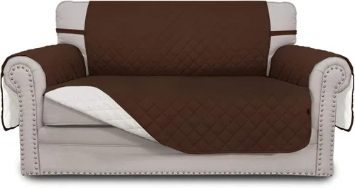 Miniatura 341 de Easy-Going - Funda para sofá, futón y sillón sin reposabrazos, reversible, resistente al agua, para mascotas y niños (azul oscuro/azul claro)