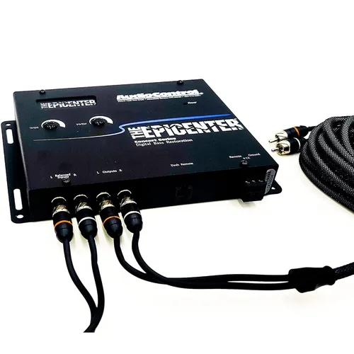 Miniatura 6 de Elite Audio, Kit de cableado de amplificador y combo de epicentro, 2000 vatios de potencia máxima, procesador de graves epicentro con perilla