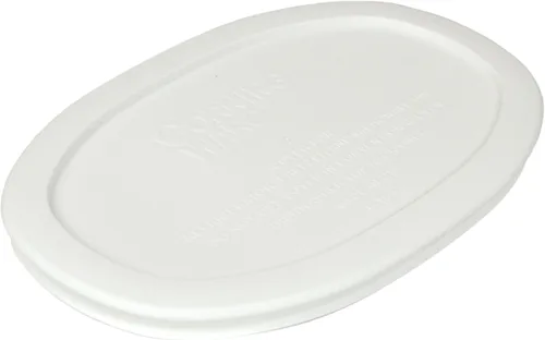 Miniatura 3 de CorningWare F-15-PC 15oz y F-16-PC 16oz Tapas de plástico blanco francés