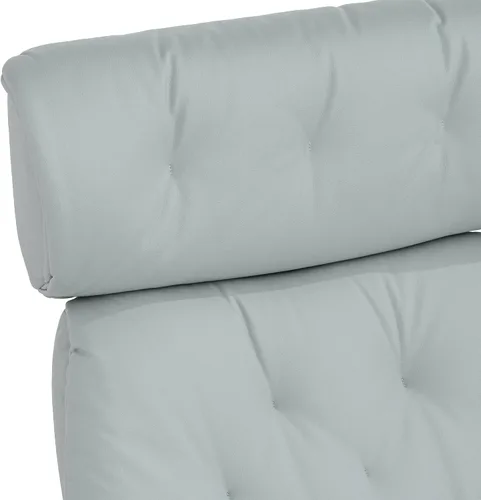 Miniatura 4 de Benchmaster Sillón reclinable y otomano giratorio ajustable color azul cielo Melia