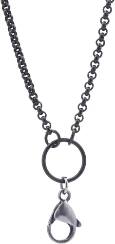 Miniatura 5 de 10 collares de cadena de cruz de acero inoxidable de 0.098in para medallón de memoria relicario de cristal, joyería al por mayor