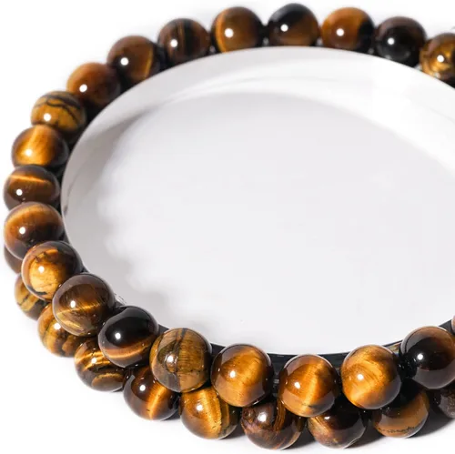Miniatura 9 de Cuentas redondas de calcedonia roja natural de 25/64 pulgadas (25/64 pulgadas), 35 cuentas de piedras preciosas a granel para hacer joyas, pulseras