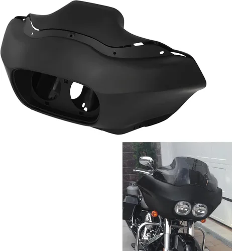 Miniatura 6 de TCMT Carenado exterior interior y proyector de faros delanteros LED dual de 5.75 pulgadas para modelos Harley Road Glide FLTR 1998-2013 Road Glide