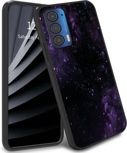 Miniatura 23 de Funda delgada para Moto Edge 2021 TPU con diseño de hojas de arte, cubierta de protección de cuerpo completo de goma de gel suave para Motorola Edge