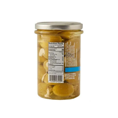 Miniatura 2 de DeLallo Aceitunas griegas verdes rellenas de queso azul en tarro (paquete de 6)