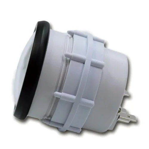 Miniatura 4 de MOTOR METER RACING 52mm 2-1/16" Universal Electrical Tacómetro de 8000 RPM para Motor de Gasolina, Dial Negro, Retroiluminación LED Blanca, Esfera