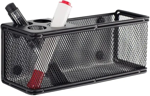 Miniatura 3 de Safco Onyx - Cesta organizadora de marcadores de malla – Malla de acero con acabado de recubrimiento en polvo duradero – 8 pulgadas de ancho x 3.25