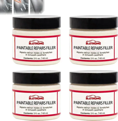 Miniatura 9 de Alkyne Relleno de cuero, pasta de relleno de cuero, crema reparadora de relleno de cuero para automóvil, acondicionador restaurador