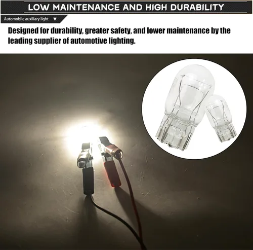 Miniatura 6 de gunhunt Automobive T20 1891/7443 - Bombilla de freno de doble alambre, 12 V, 21/5 W, luz trasera de señal de giro ultrabrillante, indicador DRL