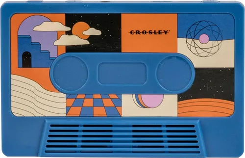 Miniatura 16 de Altavoz portátil inalámbrico Bluetooth de cinta de casete Crosley CR3045BK-CS, diseño clásico en negro