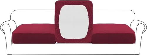 Miniatura 58 de Flamingo P Funda de cojín de asiento individual de alta elasticidad, protector de muebles para sofá, funda de sofá, funda de sofá suave y flexible