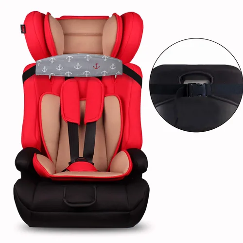 Miniatura 6 de Soporte para la cabeza del asiento de automóvil para bebé, correas de asiento de automóvil, correa de alivio para el cuello del cochecito, rosado