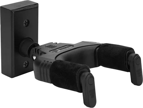 Sondery Soporte de pared para guitarra, bloqueo automático y soporte de gancho ajustable para guitarra acústica y eléctrica, ukelele, bajo, banjo y