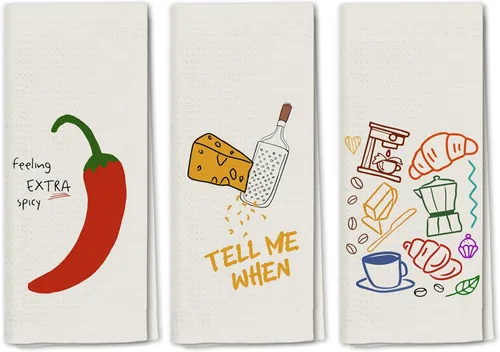 Miniatura 12 de Juego de 2 toallas de cocina italianas, decoración de cocina italiana, toallas de bar para camarero de cocina, paños de cocina retro para toallas