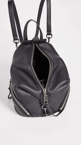 Miniatura 6 de Rebecca Minkoff Mini mochila Julian Backback para mujer, NegroPlomizo