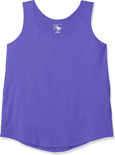 Miniatura 6 de JUST MY SIZE Women's Size Cotton Jersey Shirttail Tank Top, Plus Sleeveless Shirts