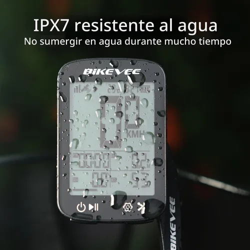 Miniatura 7 de Velocímetro de Bicicleta GPS Ordenador de Ciclismo Inalámbrico – Inicio/Parada Automática, Retroiluminación Automática, Odómetro de Bicicleta