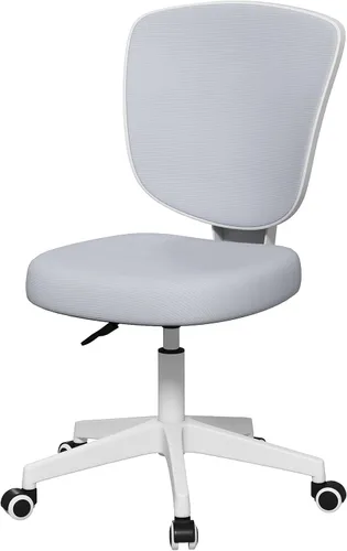 Miniatura 11 de Silla de escritorio para niños, altura y profundidad del asiento, silla de estudio ajustable con giro de 360°, ruedas de freno para sentarse