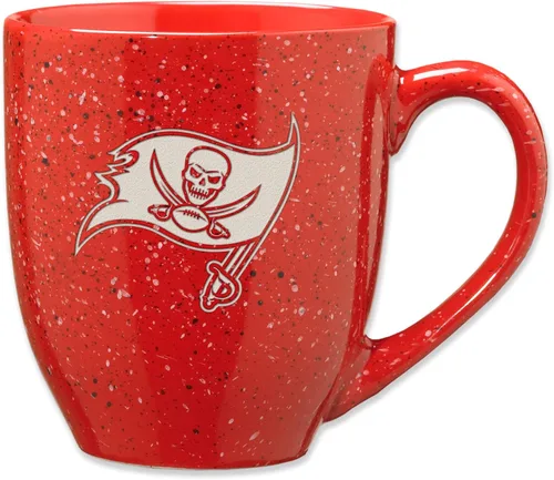 Miniatura 62 de Rico Industries - Taza de café de cerámica con grabado láser de color del equipo de fútbol de la NFL, 16 oz