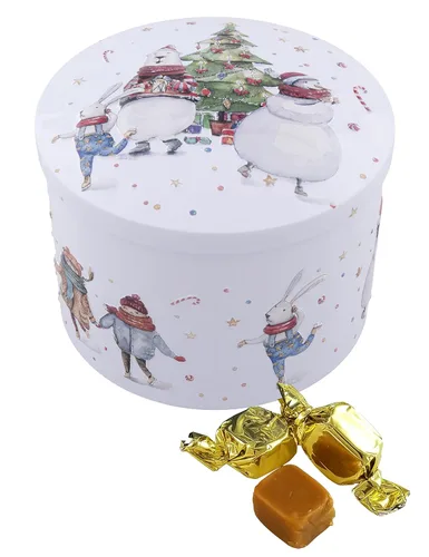Miniatura 17 de Gardiners of Scotland Dulces de caramelo hechos a mano 200g en lata redonda, Caramelo de vainilla con mariposas